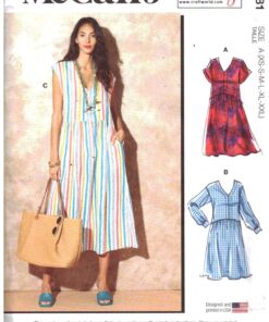 McCall's M8281 Dress Size: A XS-S-M-L-XL-XXL Uncut Sewing Pattern