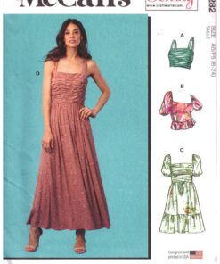 McCall's M8282 Tops, Dress Size: A5/F5 6-24 Uncut Sewing Pattern