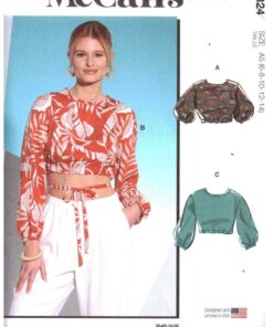 McCall's M8324 Tops Size: A5 6-14 Uncut Sewing Pattern