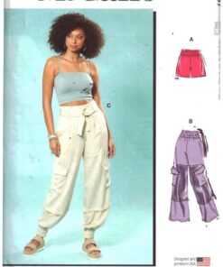 McCall's M8367 Pants, Shorts Size: A XS-S-M-L-XL-XXL Uncut Sewing Pattern