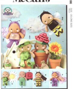McCall's M8496 Plush Dolls & Accessories Size: One Uncut Sewing Pattern