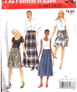 McCall's M9180 Skirts Size: B5 8-16 Uncut Sewing Pattern