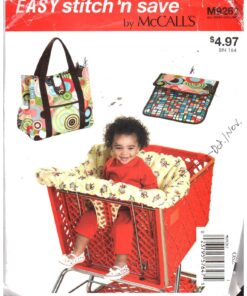 McCall's M9263 Infant's Shopping Cart Seat Cover, Diaper Bag, Changing Pad Size: OSZ Uncut Sewing Pattern