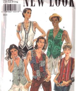 New Look 6238 Vest Size: S-XXL Used Sewing Pattern