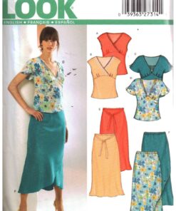 New Look 6325 Top, Skirt Size: A 6-16 Uncut Sewing Pattern