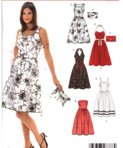New Look 6457 Dress, Purse Size: A 6-16 Uncut Sewing Pattern