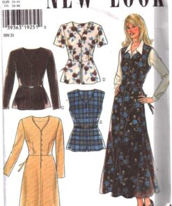New Look 6530 Dress, Jumper, Tops Size: A 8-18 Uncut Sewing Pattern