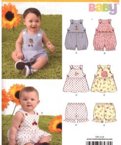 New Look 6970 Infants Jumper, Dress, Panties Size: NB-L Uncut Sewing Pattern