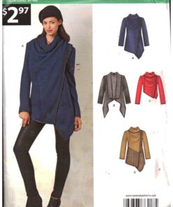 New Look A6417 Tunic, Top Size: XS-XL Uncut Sewing Pattern