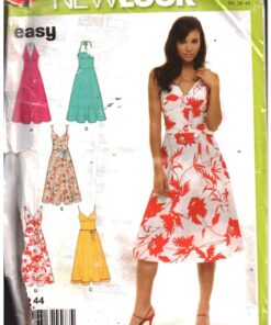 New Look W6557 Dress Size: A 8-18 Uncut Sewing Pattern