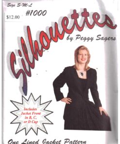 Silhoutte 1000 Peggy Sagers Jacket Size: S-M-L Uncut Sewing Pattern
