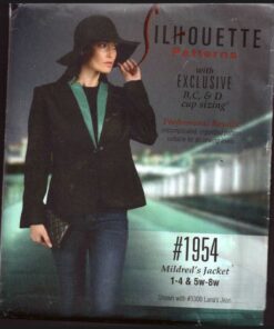 Silhoutte 1954 Mildred's Jacket Size: 1-4 & 5W-8W Uncut Sewing Pattern