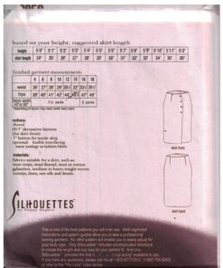 Silhoutte 2050 Peggy Sagers Wrap-Around Skirt Size: 1-4 & 5W-8W Uncut Sewing Pattern - Image 2