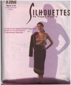 Silhoutte 2050 Peggy Sagers Wrap-Around Skirt Size: 1-4 & 5W-8W Uncut Sewing Pattern
