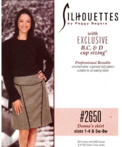 Silhoutte 2650 Donna's Skirt Size: 1-4 & 5W-8W Uncut Sewing Pattern