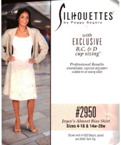 Silhoutte 2950 Joyce's Almost Bias Skirt Size: 4-18 & 14W-28W Uncut Sewing Pattern
