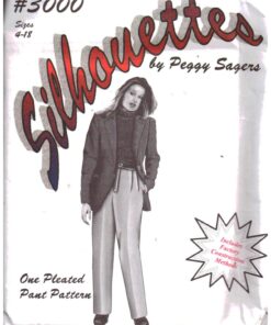Silhoutte 3000 Pleated Pant Size: 4-18 & 14W-28W Uncut Sewing Pattern