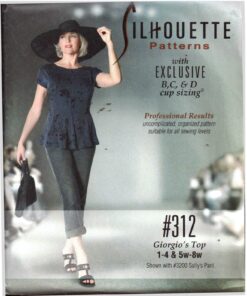 Silhoutte 312 Giorgio's Top Size: 1-4 & 5W-8W Uncut Sewing Pattern