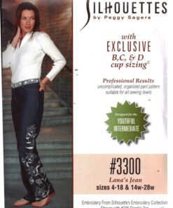 Silhoutte 3300 Lana's Jean Size: 4-18 & 14W-28W Uncut Sewing Pattern