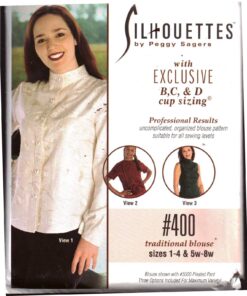 Silhoutte 400 Traditional Blouse Size: 1-4 & 5W-8W Uncut Sewing Pattern