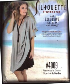 Silhoutte 4009 Morocco's Dress Size: 1-4 & 5W-8W Uncut Sewing Pattern