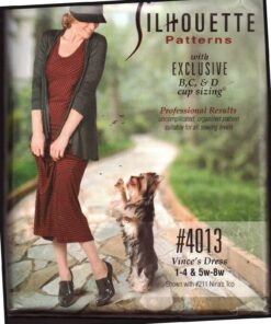 Silhoutte 4013 Vince's Dress Size: 1-4 & 5W-8W Uncut Sewing Pattern
