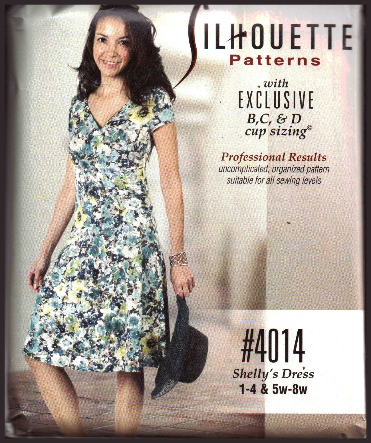 Silhoutte 4014 Shelly's Dress Size: 1-4 & 5W-8W Uncut Sewing Pattern