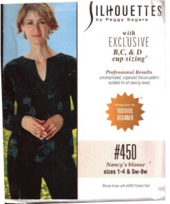 Silhoutte 450 Nancy's Blouse Size: 1-4 & 5W-8W Uncut Sewing Pattern