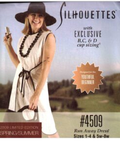 Silhoutte 4509 Run Away Dress Size: 1-4 & 5W-8W Uncut Sewing Pattern