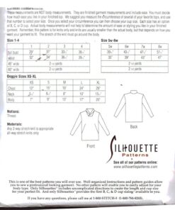Alternative view of Silhoutte 924 Polo's Best Top for Mom and Dog Size: 1-4 & 5W-8W Uncut Sewing Pattern