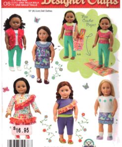 Simplicity 0938 Doll clothes Size: 18" Uncut Sewing Pattern