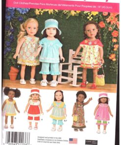 Simplicity 1136 Doll Clothes Size: 18" Uncut Sewing Pattern