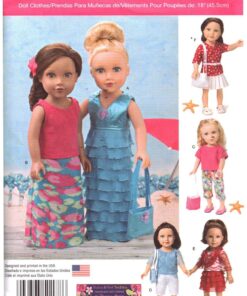 Simplicity 1178 Doll Clothes Size: 18/" Uncut Sewing Pattern