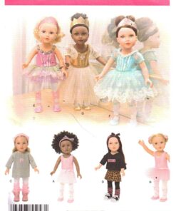 Simplicity 1243 Doll Clothes Size: 18" Uncut Sewing Pattern