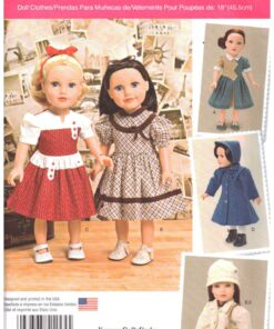 Simplicity 1245 Doll Clothes Size: 18" Uncut Sewing Pattern