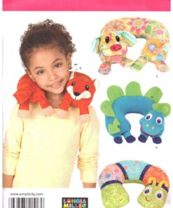 Simplicity 1518 Child's Animal Neck Pillows Size: One Uncut Sewing Pattern