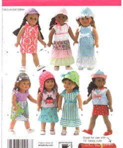Simplicity 1928 Doll Clothes Size: 18" Uncut Sewing Pattern