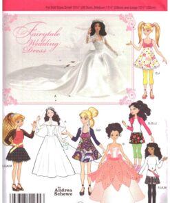 Simplicity 1955 Doll Clothes Size: 11.5-12.5" Uncut Sewing Pattern