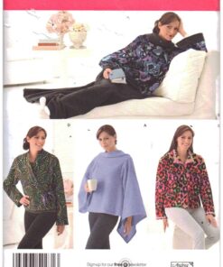 Simplicity 2271 Lounge Blanket, Bed Jacket Size: All Uncut Sewing Pattern