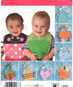 Simplicity 2468 Baby Bibs Size: One Uncut Sewing Pattern