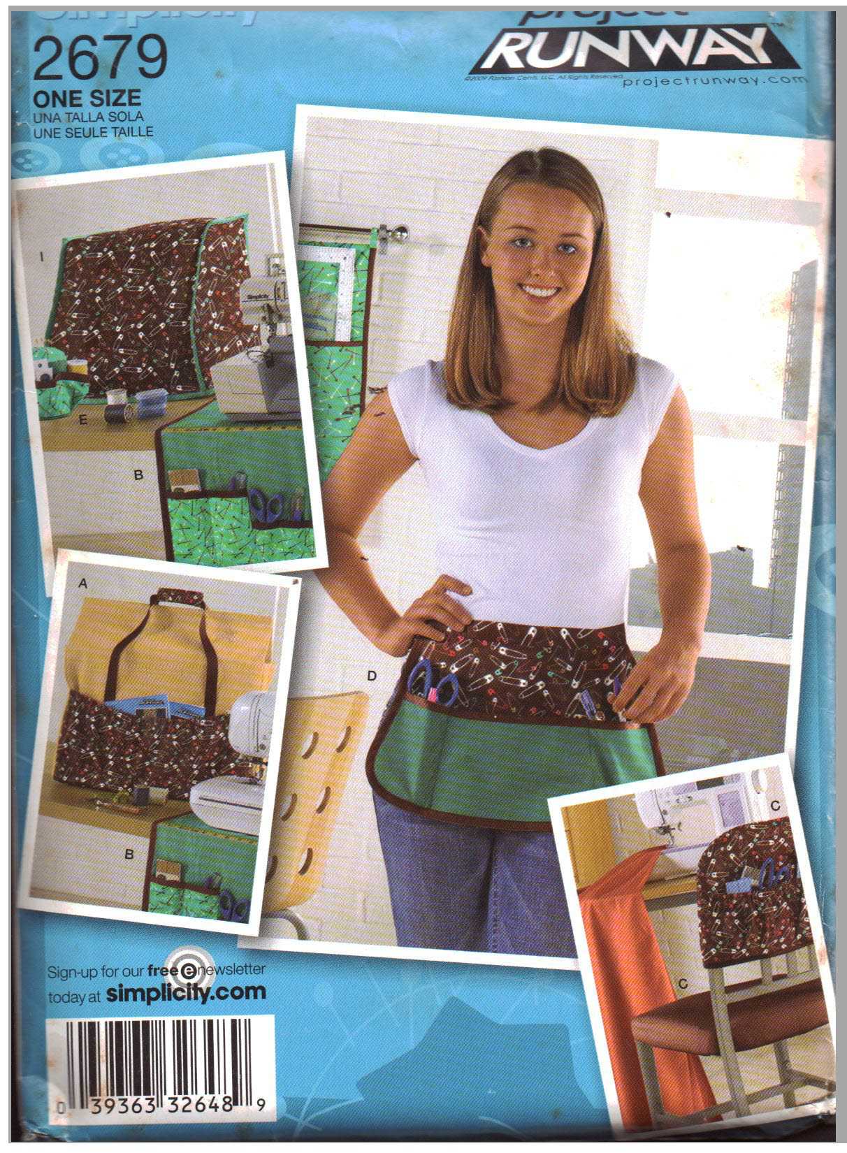 Simplicity 2679 Sewing Room Accessories Size: One Uncut Sewing Pattern