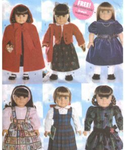 Butterick 5110 Doll Clothes Size: 18" Uncut Sewing Pattern
