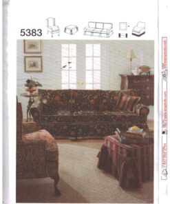 Simplicity 5383 Slipcovers, Pillows Size: One Uncut Sewing Pattern - Image 2