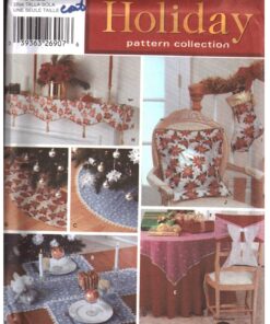 Simplicity 5412 Christmas Decorations Size: One Uncut Sewing Pattern