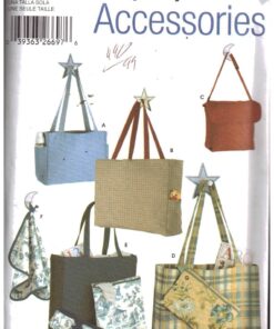Simplicity 5527 Diaper Bags, Accessories Size: One Uncut Sewing Pattern