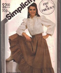 Simplicity 5648 Blouse, Shirt, Waist Cincher Size: K 8-10-12 Uncut Sewing Pattern
