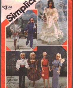 Simplicity 6097 Doll Clothes Size: 11.5" Used Sewing Pattern