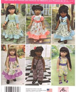 Simplicity 8070 Doll Clothes Size: 18" Uncut Sewing Pattern