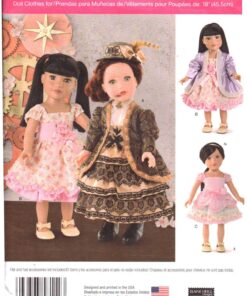 Simplicity 8112 Doll Clothes Size: 18" Uncut Sewing Pattern