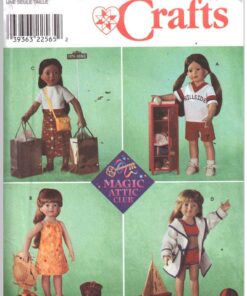 Simplicity 8549 Doll Clothes Size: 18" Used Sewing Pattern